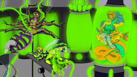 after_transformation antennae_(anatomy) arthropod_abdomen breast_expansion breasts brown_body brown_hair brown_skin egg expansion green_eyes green_slime grey_floor group hair herm insect_wings intersex laboratory lying mid_transformation multi_breast multi_limb mutated mutation nipples operating_table orange_body orange_hair orange_skin oviposition penetration purple_nipples scientific_experiment slime trio vaginal vaginal_penetration wings yellow_sclera mutagenica rise_of_the_teenage_mutant_ninja_turtles teenage_mutant_ninja_turtles teenage_mutant_ninja_turtles_(1987) teenage_mutant_ninja_turtles_(2012) april_o'neil animal_humanoid arthropod arthropod_humanoid humanoid insect insect_humanoid reptile scalie 16:9 2019 clip_studio_paint_(artwork) crossover digital_drawing_(artwork) digital_media_(artwork) english_description hi_res widescreen