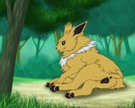 animal_genitalia animal_pussy anus canine_genitalia canine_pussy female feral genitals pussy solo yaroul nintendo pokemon eeveelution generation_1_pokemon jolteon pokemon_(species)