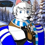 anthro male male/male solo young young_anthro young_male toby_mongobery toby_mongobery_munford canid canine canis domestic_dog husky mammal nordic_sled_dog spitz absurd_res hi_res