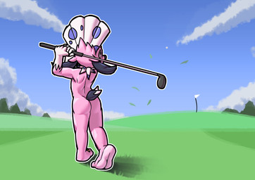 5_fingers ambiguous_gender anthro butt casual_nudity claws cloud countershade_feet countershading detailed_background digit_ring feathers feet fingers flag fur golf golf_ball golf_club golf_course grass jewelry male paws pink_body pink_fur pink_soles plant plantigrade pokemorph purple_eyes rear_view ring sky soles solo sport tail toe_ring toes tree two_tone_feet two_tone_paws wrinkled_feet wrinkles rodricoro nintendo pokemon fan_character kerolink generation_4_pokemon pokemon_(species) weavile absurd_res colored digital_media_(artwork) full-length_portrait hi_res portrait shaded
