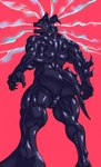 anthro back_muscles big_butt black_body butt drone glistening glistening_body latex low-angle_view male muscular null_bulge nullification rear_view solo tail worm's-eye_view tiburalgo epic_games fortnite mythology hybrid_(fortnite) dragon lizard mythological_creature mythological_scalie reptile scalie absurd_res hi_res