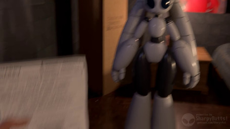 anthro anthro_penetrated arched_back bedroom bedroom_sex big_butt big_hands big_penis biped black_body blue_eyes bodily_fluids butt controller crate cum cum_drip cum_in_vagina cum_inside cum_string disappointed dripping duo erection expansion female female_on_human female_penetrated from_behind_position genital_fluids genitals hip_expansion hip_grab hip_sway huge_butt huge_ears huge_hips huge_thighs human_on_anthro human_penetrating human_penetrating_anthro human_penetrating_female human_penetrating_robot instruction_manual interspecies jagged_mouth logo machine male male/female male_penetrating male_penetrating_female moan multiple_angles orgasm penetration penile penile_penetration penis penis_in_vagina platform_standing_doggystyle poster remote_control screen_eyes segmented_body sex shaking_head side_view small_waist squinted_eyes standing_doggystyle surprised that_escalated_quickly thick_thighs thigh_expansion thrusting vaginal vaginal_penetration wasp_waist white_body wide_hips sharpybutts sound_warning lecheryamoreva_(va) opennsfwsp_(va) doom_(series) id_software microsoft beltz_(jumpbreak96) sharpy_(sharpybutts) human lagomorph leporid mammal rabbit robot robot_anthro 16:9 2025 3d_(artwork) 3d_animation animated artist_logo digital_media_(artwork) hi_res long_playtime sound webm widescreen