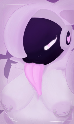 anthro areola belly big_belly female machine nipple_piercing nipples onomatopoeia piercing solo sound_effects text tongue tongue_out vore ansia_(artist) kami_(ansia) protogen 3:5 digital_media_(artwork) hi_res