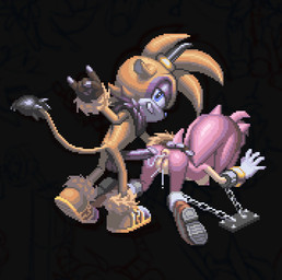 all_fours anthro anthro_on_anthro anus areola arms_tied balls bdsm big_balls big_penis blue_eyes bodily_fluids boots bound breasts butt canon_x_oc chain chained_cuffs clothing cum cum_in_ass cum_inside dominant dominant_anthro dominant_male duo erection female footwear fur genital_fluids genitals gloves hair handwear horn legs_tied looking_at_viewer looking_back looking_back_at_viewer male male/female mostly_nude multicolored_body multicolored_fur nipples orange_body orange_fur penis pink_body pink_hair purple_body purple_fur sex shoes smile smiling_at_viewer submissive submissive_anthro submissive_female tan_body two_tone_body two_tone_fur vulva rockthebull sega sonic_the_hedgehog_(series) amy_rose fan_character rock_the_bull bovid bovine cattle eulipotyphlan hedgehog mammal 2025