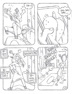 anthro bathing bathroom big_butt breaking_and_entering breasts butt cellphone clothing door duo electronics female female/female freckled_face freckles genitals hair hair_over_eye horn knocking knocking_on_door long_hair nightgown nude nude_female overweight phone shampoo shocked shower showering small_breasts small_tail smartphone surprised tail taking_picture text text_message texting thought_bubble vulva wet wet_body circe_(artist) deltarune undertale_(series) noelle_holiday susie_(deltarune) deer lizard mammal new_world_deer reindeer reptile scalie comic english_text hi_res