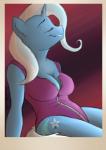 anthro breasts female fur hair solo dunnowhattowrite friendship_is_magic hasbro my_little_pony trixie_(mlp) equid equine horse mammal pony