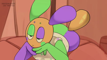 ambiguous_fluids anal anal_penetration anthro anthro_penetrated anus ass_out balls bed big_butt black_eyes blush bodily_fluids bottomless breath bubble_butt butt butt_grab clenched_teeth clothed clothing crop_top cropped_sweater cum cum_in_ass cum_inside doggystyle duo eyes_closed food freckles from_behind_position fruit furniture genital_fluids genitals glans glistening glistening_butt green_body green_cheeks green_hair green_spots hair half-closed_eyes hand_on_butt heart_symbol hearts_around_head humanoid_on_anthro humanoid_penetrating humanoid_penetrating_anthro internal internal_anal leaf leaf_hair licking looking_pleasured lying lying_on_bed male male/male male_penetrated male_penetrating male_penetrating_male narrowed_eyes on_bed on_front oral orgasm panting pattern_clothing pattern_sweater pattern_topwear penetration penis perineum plant plant_hair precum presenting presenting_hindquarters pseudo_hair purple_body purple_cheeks purple_spots red_anus red_body red_glans red_penis red_perineum rimming saliva scarf sex shirt shocked sigh sighing smile sound_effects spots spotted_clothing spotted_sweater spotted_topwear spread_butt spreading strawberry surprise_sex sweat sweater tail tail_motion tailwag teeth throbbing throbbing_balls throbbing_penis thrusting tongue tongue_out topwear turning_around turning_head white_clothing white_sweater white_topwear yellow_body yellow_tail nikeshka sound_warning blushcrunch_studio dandy's_world roblox looey_(dandy's_world) sprout_(dandy's_world) humanoid 16:9 2d_animation animated hi_res long_playtime sound webm widescreen