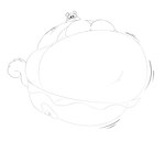 3_toes anthro big_breasts bikini bikini_top bottomwear breasts clothing countershade_face countershade_fur countershade_torso countershading deep_navel eye_twitch eyelashes feet female fingers fluffy fluffy_tail front_view fur hyper hyper_inflation immobile inflation navel round_ears simple_background skirt solo spherical_inflation squirrel_tail swimwear tail three-quarter_view toes two-piece_swimsuit white_background maddeku nickelodeon spongebob_squarepants sandy_cheeks eastern_grey_squirrel grey_squirrel mammal rodent sciurid tree_squirrel 2023 black_and_white digital_drawing_(artwork) digital_media_(artwork) full-length_portrait hi_res monochrome portrait sketch