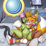 anthro anthro_penetrating anthro_penetrating_humanoid areola balls big_balls breasts clitoris duo erection female female_on_anthro female_on_top female_penetrated flask genitals heart_eyes heart_symbol humanoid_on_anthro humanoid_penetrated hypnosis interspecies male male/female male_on_bottom male_on_humanoid male_penetrating male_penetrating_female mind_control on_bottom on_top penetration penis potion pussy reverse_cowgirl_position sex short_stack tongue tongue_out wingding_eyes captain_jerkpants jeffybunny_(artist) corruption_of_champions sega sonic_boom sonic_the_hedgehog_(series) miles_prower tamani_(coc) canid canine fox goblin humanoid mammal 1:1 crossover hi_res