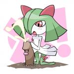 1:1 bodily_fluids cum diglett duo error!man female generation_1_pokemon generation_3_pokemon genital_fluids hi_res humanoid kirlia male nintendo not_furry pokemon pokemon_(species) red_eyes thigh_gap thin_calves thin_legs thin_thighs