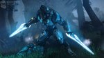 armor dual_wielding energy_sword holding_melee_weapon holding_object holding_sword holding_weapon male melee_weapon on_model plant solo sword swordsman weapon bravo44_(artist) rookie425 halo_(series) microsoft xbox_game_studios alien flood_(halo) humanoid sangheili 16:9 3d_(artwork) digital_media_(artwork) hi_res widescreen