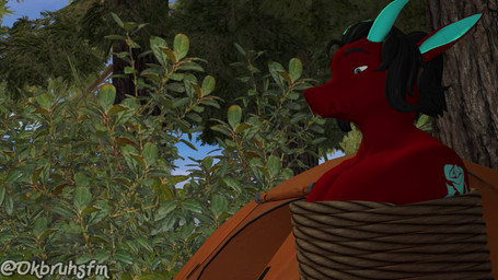 abdominal_bulge anal anal_vore anthro anus bdsm black_body black_fur black_hair bondage bound cockslap day duo forced forest fur genitals hair male male/male misleading_thumbnail outside penis plant puffy_anus red_body restraints rope rope_bondage slap tent thick_thighs trapped tree twerking vore ok_bruh mythology canid canine lizard mammal mythological_canine mythological_creature reptile scalie werecanid werecanine werecreature werewolf 16:9 3d_(artwork) 3d_animation animated digital_media_(artwork) hi_res huge_filesize long_playtime no_sound source_filmmaker_(artwork) video widescreen
