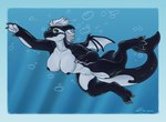 anthro big_breasts breasts female nipples nude skinny_dipping small_wings solo swimming tail underwater water wings madame_(artist) zirc mythology sesh_syrish cetacean dolphin dragon hybrid mammal marine mythological_creature mythological_scalie oceanic_dolphin orca scalie toothed_whale