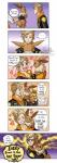 ambiguous_gender duo_focus ellipsis group text risachantag nintendo pokemon eevee generation_1_pokemon human mammal pokemon_(species) comic english_text hi_res