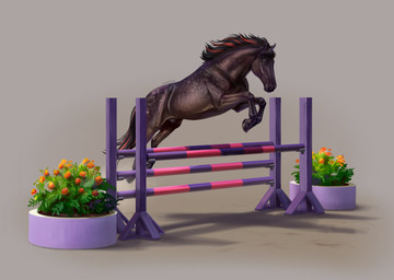 animal_genitalia dappled_horse equine_genitalia feral flower genitals jumping male mane midair plant quadruped realistic sheath tail beesa fionn_(drakengarth) equid equine horse mammal digital_media_(artwork) digital_painting_(artwork) hi_res painting_(artwork)