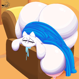 anthro big_breasts big_butt bodily_fluids breasts butt coach female nipples saliva solo destiny's_art deltarune undertale_(series) toriel toriel_(deltarune) bovid caprine goat mammal absurd_res digital_media_(artwork) hi_res pixel_(artwork)