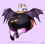 anthro bat_wings belly big_belly big_butt big_ears black_nose bodily_fluids boots butt clothing exhausted eyelashes eyeshadow female flying footwear hair high_heeled_boots high_heels huge_belly huge_butt hyper hyper_belly hyper_butt lidded_eyes looking_at_viewer looking_back looking_back_at_viewer makeup membrane_(anatomy) membranous_wings morbidly_obese morbidly_obese_anthro morbidly_obese_female obese obese_anthro obese_female open_mouth overweight overweight_anthro overweight_female shoes simple_background solo sweat torn_clothing wardrobe_malfunction white_boots white_clothing white_footwear white_hair wings solitaryscribbles sega sonic_the_hedgehog_(series) rouge_the_bat bat mammal 2024 artist_name digital_media_(artwork) hi_res watermark