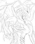 artist_metaldab21 bakugan bakugan_(battle_planet) bakugan_(series) dragon female feral hi_res mythological_creature mythological_scalie mythology sairus sairus_(bakugan) scalie sketch solo