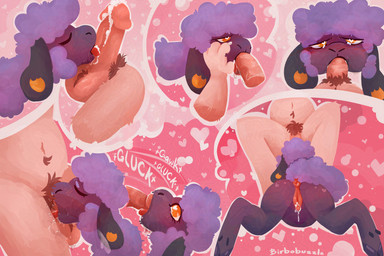 animal_genitalia animal_vulva anthro anus balls balls_blush blush blush_lines blushing_butt blushing_profusely bodily_fluids body_blush body_hair cheek_tuft cum cum_drip cum_in_mouth cum_inside cupping_cheek cupping_chin deep_throat dripping dripping_penis dripping_vulva dripping_wet face_grab facial_tuft fellatio female first_person_view fluffy fluffy_tail fur furrowed_eyebrows genital_fluids genitals glans glistening glistening_anus gluck gradient_background handpaw happy_trail heart_eyes heart_pupils heart_symbol hearts_around_head hooves humanoid_genitalia humanoid_penis irrumatio leaking_precum licking licking_cum looking_at_viewer male male/female male_pov messy neck_bulge neck_tuft oral oral_penetration paws penetration penile penis penis_in_mouth penis_lick pink_background plump_labia precum precum_drip precum_on_penis pubes puffed_cheeks puffy_anus saliva saliva_drip sex shaft_licking simple_background sucking_tip tail tears teary_eyes throat_swabbing tip_tease tongue tongue_out tuft vaginal_fluids vein veiny_balls veiny_penis vulva vulva_blush wet wet_body wet_fur wet_thighs birbobuzzle penelope_(birbobuzzle) bovid canid canine canis caprine domestic_dog domestic_sheep human hybrid mammal sheep wolf wolfdog 3:2 hi_res