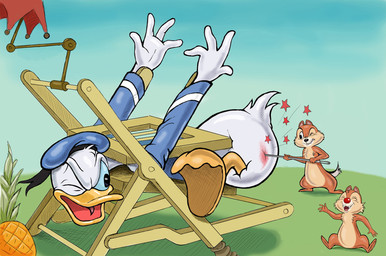 anthro beak bottomless brown_body brown_fur butt butthurt chair clothed clothing feathers food fruit fur furniture group hat headgear headwear male monobutt pain pineapple plant sailor_cap sailor_uniform sewing_needle stuck tail tail_feathers trio umbrella uniform white_body white_feathers zdrer456 disney chip_(disney) dale_(disney) donald_duck anatid anseriform avian bird chipmunk duck ground_squirrel mammal rodent sciurid hi_res