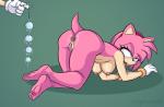 anal anal_beads anthro anthrofied anus blush bodily_fluids breasts butt disembodied_hand duo feet female fur genital_fluids genitals nipples nude open_mouth pussy sex_toy simple_background toes tongue vaginal_fluids spoonsh sega sonic_the_hedgehog_(series) amy_rose eulipotyphlan hedgehog mammal 2017 digital_media_(artwork) hi_res