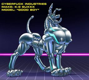 big_breasts breasts busty_feral female feral future good_boy happy machine male multi_nipple muscular muscular_feral nipples profanity simple_background solo text tongue tongue_out gideon canid canine canis domestic_dog mammal robot 2018 alternate_version_at_source english_text