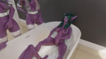 3d_fluid_sim bathing bathroom bathtub big_breasts biped bodily_fluids breasts butt clear_urine clothing excessive_urine facial_markings female female/female genital_fluids genitals glowing glowing_eyes golden_bukkake golden_shower green_hair group hair head_markings humanoid_pointy_ears markings navel nipples not_furry nude open_mouth peeing peeing_in_bathtub peeing_into_bathtub peeing_on_another pointy_ears purple_body purple_skin pussy selfcest square_crossover urine urine_on_belly urine_on_foot urine_on_leg urine_on_pussy urine_pool urine_stream watersports wet angrydraconequus blizzard_entertainment warcraft tyrande_whisperwind elf humanoid mammal night_elf 16:9 2019 3d_(artwork) 3d_animation animated blender_(artwork) digital_media_(artwork) hi_res short_playtime sound webm widescreen