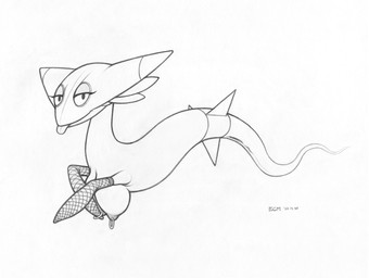 anus armwear armwear_only big_breasts big_eyes blep breasts busty_feral clothing eyelashes female feral fishnet_armwear fishnet_clothing floating genitals ghost_tail half-closed_eyes hanging_breasts legless looking_at_viewer mostly_nude narrowed_eyes nipple_piercing nipple_ring nipples non-mammal_breasts piercing ring_piercing side_view simple_background solo tail text tongue tongue_out vulva white_background ecmajor mythology nintendo pokemon dragon dreepy generation_8_pokemon ghost mythological_creature mythological_scalie pokemon_(species) scalie spirit 2022 artist_name dated flat_colors full-length_portrait greyscale monochrome portrait traditional_media_(artwork)