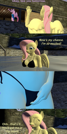 anthro bikini black_clothing black_swimwear breasts clothing duo female horn masturbation masturbation_through_clothing navel swimming_pool swimwear text two-piece_swimsuit underwater undressing water wings papadragon69 friendship_is_magic hasbro my_little_pony mythology fluttershy_(mlp) twilight_sparkle_(mlp) equid equine horse mammal mythological_creature mythological_equine pegasus pony winged_unicorn 3d_(artwork) absurd_res comic digital_media_(artwork) english_text hi_res long_image source_filmmaker_(artwork) tall_image