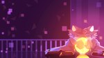 ambiguous_gender blue_hair blue_scarf clothing duo eyes_closed hair hat headgear headwear holding_light_bulb leaning_on_another light_bulb long_sleeves railing reflection scarf side_view sleeping young nightmargin oneshot oneshot:_world_machine_edition niko_(oneshot) the_world_machine_(oneshot) animal_humanoid cat_humanoid domestic_cat felid felid_humanoid feline feline_humanoid felis humanoid mammal mammal_humanoid 16:9 hi_res official_art widescreen