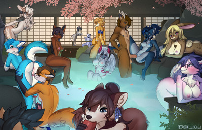 4_toes animal_genitalia animal_penis anthro anthro_on_anthro anthro_penetrated anthro_penetrating anthro_penetrating_anthro antlers areola arm_pull balls bath bathhouse big_breasts biped blush breasts brown_hair butt canine_genitalia canine_penis cherry_blossom claws countershade_torso countershading cunnilingus detailed_background digitigrade dipstick_ears dipstick_tail ear_markings erection eyebrows eyelashes eyes_closed eyewear faceless_anthro faceless_character faceless_male facial_markings feather_ear feathers feet fellatio female female_penetrated fingers flower fluffy fluffy_chest fluffy_tail from_behind_position front_view fur genitals glasses gloves_(marking) group group_sex hair hands_behind_head head_markings holding_leg holding_thigh horn hot_spring humanoid_genitalia humanoid_penis humanoid_vulva looking_at_another looking_at_partner looking_back looking_back_at_another looking_back_at_partner looking_pleasured lying male male/female male_dominating_female male_penetrating male_penetrating_female markings medium_breasts multicolored_ears navel nipples nude nude_anthro nude_female nude_male offscreen_character on_back on_front open_mouth oral orange_body orange_fur partially_submerged penetration penile penis penis_in_mouth pink_tongue plant platform_standing_doggystyle pokemorph prison_guard_position prunus_(flower) public public_bathing public_sex rear_view sex sitting sitting_in_water slim_female slim_male smile snout snout_markings spread_legs spreading standing standing_doggystyle standing_in_water table_lotus_position tail tail_markings teeth toe_claws toes tongue tongue_on_pussy tongue_out vaginal vulva water wings lentilghost nintendo pokemon alric_kyznetsov skye_(skyebat) absol bat canid canine deer fox generation_3_pokemon lagomorph leporid mammal mouse murid murine pokemon_(species) rabbit red_fox rodent species_request true_fox 2026 absurd_res character_request detailed digital_drawing_(artwork) digital_media_(artwork) hi_res huge_filesize signature