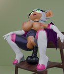 3d_(artwork) absurd_res anal anal_penetration animal_dildo animal_sex_toy anthro areola armwear bat big_breasts black_dildo blender_(artwork) blender_eevee blush bodily_fluids boots breasts chair choker clothing digital_media_(artwork) dildo dildo_in_ass dildo_insertion drooling elbow_gloves equine_dildo eyeshadow female footwear fur furniture genitals gloves glowing glowing_eyes green_background green_eyes handwear hi_res high_heeled_boots high_heels huge_filesize jewelry looking_pleasured looking_up makeup mammal membrane_(anatomy) membranous_wings navel necklace nipples nottanj_rouge object_in_ass occamsrazorart open_mouth penetration pussy rouge_the_bat saliva sega sex_toy sex_toy_in_ass sex_toy_insertion simple_background skintight_suit solo sonic_the_hedgehog_(series) tan_body tan_skin tight_clothing torn_clothing white_body white_fur wings