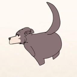 anthro big_butt brown_body brown_fur butt female fur looking_at_viewer looking_back monobutt music nude shaking_butt simple_background solo tail twerking mr._maestrello among_us_twerk beastars juno_(beastars) canid canine canis mammal wolf 1:1 2025 2d_animation animated digital_media_(artwork) frame_by_frame low_res meme short_playtime sound video