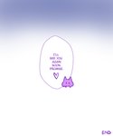 ambiguous_gender ambiguous_species dialogue english_text gradient_background heart_symbol hi_res lightsource purple_text simple_background text white_background