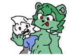 absorption_vore after_transformation anthro breast_expansion breasts clothing duo expansion female forest goo_transformation intersex intersex/female male male/male plant tail tongue transformation transformation_through_vore tree vore moxxiecd felid feline goo_creature humanoid mammal animated digital_media_(artwork) flipnote_studio_(artwork) no_sound webm