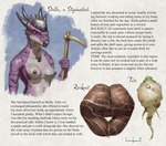 anthro areola beak black_areola black_nipples breasts clothed clothing countershading dark_areola dark_nipples female food food_fetish harvesting_tool horn journal_entry nipples nude plant purple_body purple_skin small_areola solo suggestive suggestive_food text topless topless_anthro white_body white_skin upai stella_(upai) dinosaur ornithischian pachycephalosaurid pachycephalosaurus prehistoric_species reptile scalie english_text hi_res