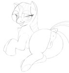 eyewear female female_feral feral glasses pose round_glasses simple_background solo tail drakkie friendship_is_magic hasbro my_little_pony twilight_sparkle_(mlp) equid equine horse mammal pony absurd_res hi_res line_art monochrome