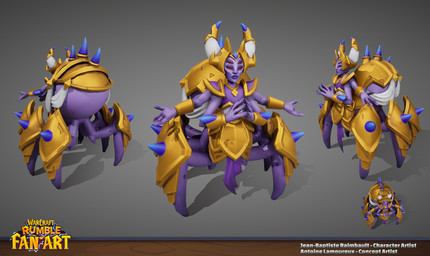 4_arms 4_eyes 4_fingers 6_legs armor arthropod_abdomen bracelet clothed clothed_female clothed_taur clothing eyelashes female female_taur fingers fingers_together gold_(metal) gold_bracelet gold_helmet gold_jewelry greaves grey_background horn jewelry light lips multi_arm multi_eye multi_limb pauldron purple_body purple_lips purple_skin queen red_eyes red_sclera royalty simple_background solo spiked_armor spikes spread_arms standing text three-quarter_view turnaround white_horn jean-baptiste_raimbault blizzard_entertainment warcraft queen_ansurek arachnid arachnid_taur arthropod arthropod_taur humanoid nerubian spider spider_taur taur 2025 3d_(artwork) adobe_photoshop_(artwork) artist_name autodesk_3ds_max_(artwork) colored digital_media_(artwork) english_description english_text hi_res lighting shaded substance_painter_(artwork) unreal_engine_(artwork) zbrush_(artwork)