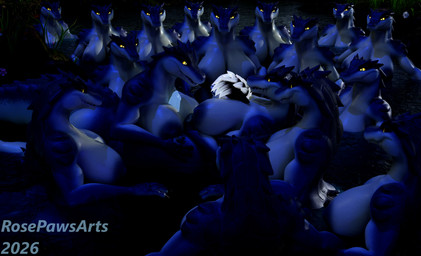 anthro breast_play breasts cuddling female genitals group hair male male/female nipples nude outside penis plant sex simple_background smile tail teeth text titfuck rosepawsarts vulgarvictor vulgarvictor_(modeler) kroxigor_(vulgarvictor) canid canine crocodilian kroxigor mammal reptile rexouium scalie 3d_(artwork) absurd_res digital_media_(artwork) hi_res