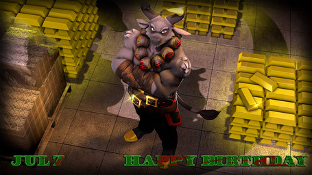 anthro arm_wraps banknote beads belt bottomwear clothed clothed_anthro clothed_male clothing crossed_arms footwear fur gold_bar grey_body grey_fur horn male money muscular muscular_anthro muscular_male pants prayer_beads shoes solo standing tail text topless topless_anthro topless_male wraps petruz petruz_(modeler) daao_(petruz) bovid bovine cattle mammal 16:9 3d_(artwork) digital_media_(artwork) english_text hi_res source_filmmaker_(artwork) widescreen