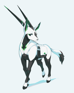 bag black_eyes black_limbs black_tail_tip chest_tuft colored_inner_animal_ears dipstick_tail eyebrows eyelashes female feral fur hooves horn light_smile long_horn looking_at_viewer markings mouth_closed shadow simple_background snout solo straight_horn tail tail_markings tapering_snout tareme tuft white_background white_body white_fur white_tail tyson_tan spirit_animals_in_disguise libbie_the_spirit_oryx libbie_the_spirit_oryx_(animal_form) antelope arabian_oryx bovid grazing_antelope mammal oryx 2025 absurd_res digital_media_(artwork) hi_res krita_(artwork)