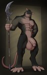 abs anthro balls biceps big_balls big_penis claws flaccid fur genitals holding_object holding_weapon humanoid_genitalia humanoid_penis looking_at_viewer male melee_weapon muscular muscular_anthro muscular_male nude paws pecs penis simple_background solo tail weapon corrsk warhammer_(franchise) warhammer_fantasy mammal murid murine rat rodent skaven 5:8 digital_media_(artwork) hi_res