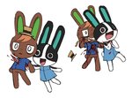 anthro asphyxiation blood bodily_fluids choking clothed clothing drooling duo dying fatal_wound female gore hat headgear headwear heart_eyes heart_symbol killing knife male masochism revenge rope saliva stab stabbed_heart gantan animal_crossing nintendo dotty_(animal_crossing) o'hare_(animal_crossing) lagomorph leporid mammal rabbit