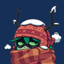 ambiguous_gender antlers clothed clothing green_body green_skin hat headgear headwear horn leaf leaf_hair mask not_furry plant plant_hair pseudo_hair scarf snow solo toony wearing_mask winter winter_clothing discount-supervillain adventure_time cartoon_network huntress_wizard elemental_creature elemental_humanoid flora_fauna humanoid mammal plant_humanoid colored digital_media_(artwork)