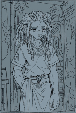 anthro dreadlocks male solo zackariahgaspar mammal murid murine rat rodent adobe_photoshop_(artwork) black_and_blue digital_media_(artwork) hi_res monochrome