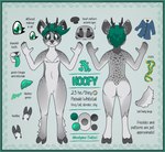 anthro big_ears fur green_eyes green_tongue grey_body grey_fur heart_spots hooves lgbt_pride male markings pansexual_pride_colors pride_colors simple_background spots spotted_markings text tongue white_body white_fur hoofydeer val_(hoofydeer) deer mammal english_text hi_res model_sheet