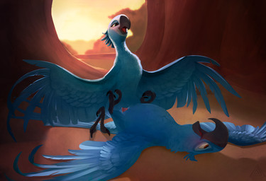 animal_genitalia avian_feet beak blue_body blue_feathers blush cloaca cloacal cowgirl_position duo feathered_wings feathers female feral feral_on_feral feral_penetrated from_front_position genitals looking_pleasured male male/female male_penetrating on_bottom on_top open_mouth penetration sex wings elicitie blue_sky_studios rio_(series) blu_(rio) jewel_(rio) avian bird macaw neotropical_parrot parrot spix's_macaw true_parrot hi_res