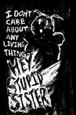 ambiguous_form ambiguous_gender black_body open_mouth open_smile smile solo text petday ambiguous_species 2026 black_and_white comic english_text monochrome one_panel_comic