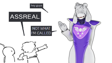 2d_on_3d anthro bovid_horn caprine_horn clothing delta_rune_(emblem) dress facial_markings femboy floppy_ears fur gesture goat_horn group head_markings horn legwear lop_ears male male_anthro markings pelvic_curtain purple_clothing simple_background slim slim_anthro slim_male smile speech_bubble symbol text tights waving waving_hand white_background white_body white_fur white_skin wide_hipped_anthro wide_hipped_male thedirtyant darkflash23_(modeler) not_what_im_called toby_fox_(copyright) undertale undertale_(series) asriel_dreemurr boss_monster_(undertale) bovid caprine goat human mammal 16:9 3d_(artwork) blender_(artwork) blender_eevee_(artwork) digital_media_(artwork) english_description english_text hi_res meme smaller_version_at_source widescreen