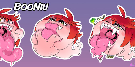 belly belly_reduction belly_squish big_belly big_mouth_(anatomy) big_pupils big_tongue black_eyes black_text_outline bloated bodily_fluids bodily_noises burping character_name_pun closed_smile death digestion digestion_noises dilated_pupils dripping drooling_tongue eye_through_hair eyelashes fangs fatal_vore featureless_hands female female_pred floating floating_head_creature flying_saliva four_frame_sequence front_view fully_inside gaping_mouth ghost_pred ghost_tail glistening glistening_bodily_fluids glistening_eyes glistening_saliva gradient_background green_eyes green_text gurgle_(sound_effect) hair half-closed_eyes hand_on_belly hand_on_cheek hand_on_face hand_on_own_belly hand_on_own_cheek hand_on_own_face heart_eyes heart_symbol larger_pred legless lidded_eyes long_tongue looking_at_belly looking_at_own_belly looking_at_self looking_at_viewer looking_down looking_down_at_belly looking_down_at_self monotone_body monotone_hair mouth_closed mouth_shot multicolored_eyes narrowed_eyes one_eye_closed onomatopoeia open_mouth open_smile pink_body pink_tongue pose presenting_mouth puffed_cheeks pupils raised_head red_hair rumbling_stomach saliva saliva_drip saliva_on_tongue saliva_on_uvula saliva_string satisfied_look sharp_teeth short_arms simple_background size_difference skull_symbol smile smiling_at_viewer soft_vore solo sound_effects squish struggling struggling_prey teeth text three-quarter_view tongue tongue_on_stomach tongue_out toothy_smile translucent translucent_hair unseen_prey uvula vore white_pupils white_text wide_eyed wide_smile cabezilla mario_bros nintendo haniu_blenzek boo_(mario) ghost sphere_creature spirit 2025 absurd_res digital_media_(artwork) english_description english_text full-length_portrait hi_res portrait sequence shaded signature